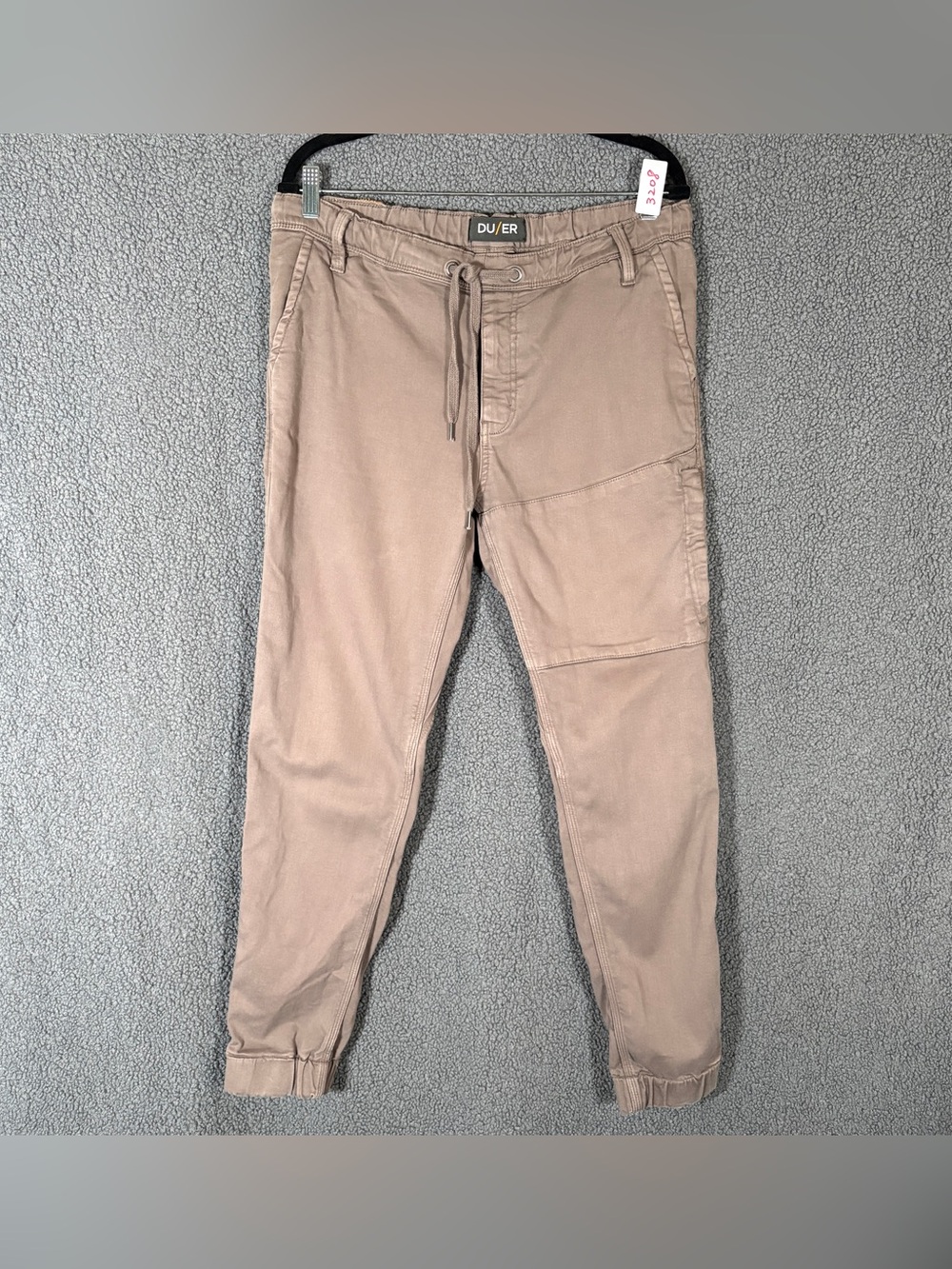 DU/ER Duer N2X No Sweat Slim Fit Joggers Pants - Men's Size 34*29 - Tan